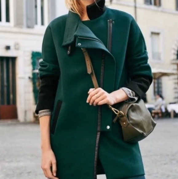 Madewell Jackets & Blazers - Madewell Wool City Grid Coat
